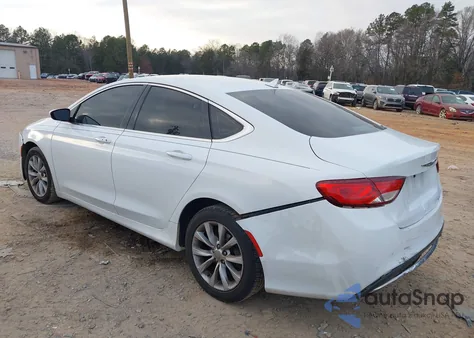 2015 Chrysler 200 C из США, поврежденный, VIN 1C3CCCCB3FN501659